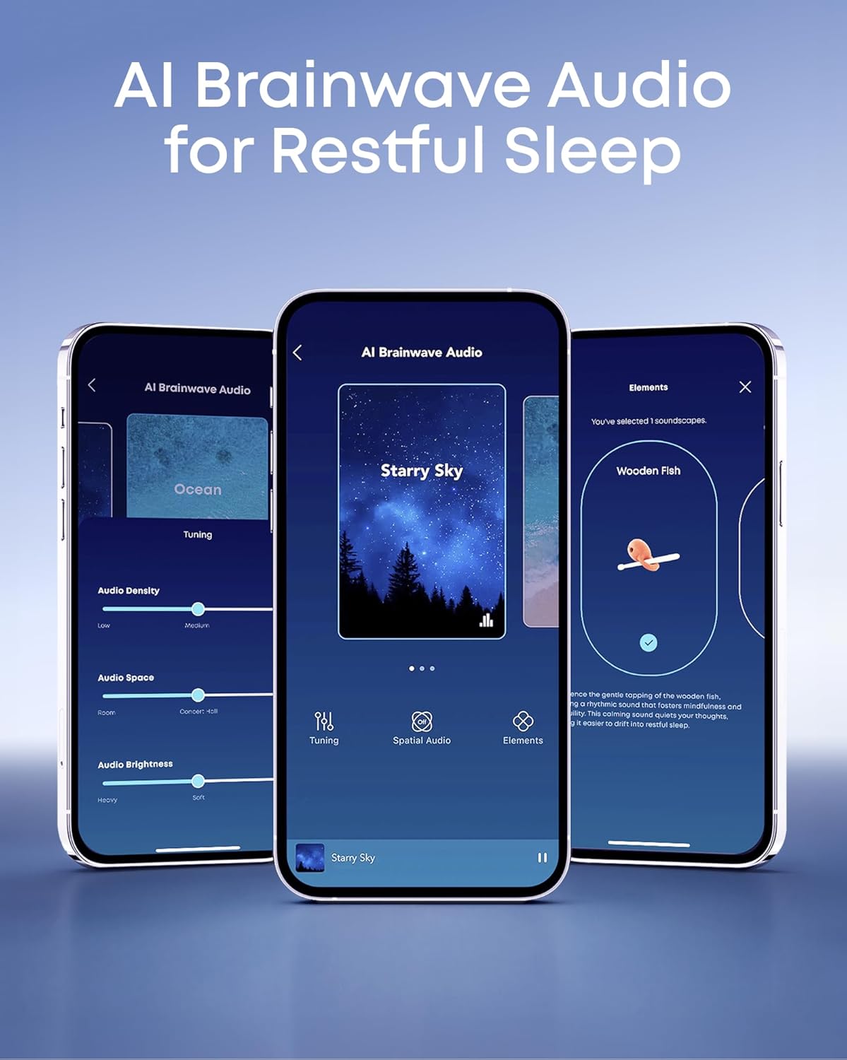 Soundcore Sleep Buds A30 by Anker Sleep Earbuds, Smart Active Noise Cancelling Sleep Headphones, Adaptive Snore-Masking System, Ultra-Comfort for Side Sleepers, 45H Playtime - D1301