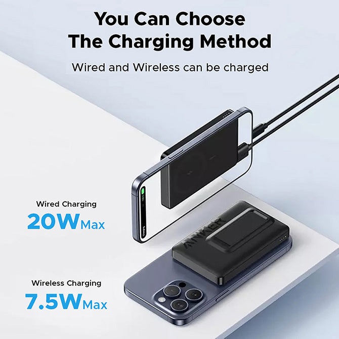 Powerbank Anker Maggo Magnetic With Kickstand (10000 mAh, 20W