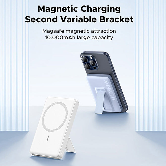 Powerbank Anker Maggo Magnetic With Kickstand (10000 mAh, 20W