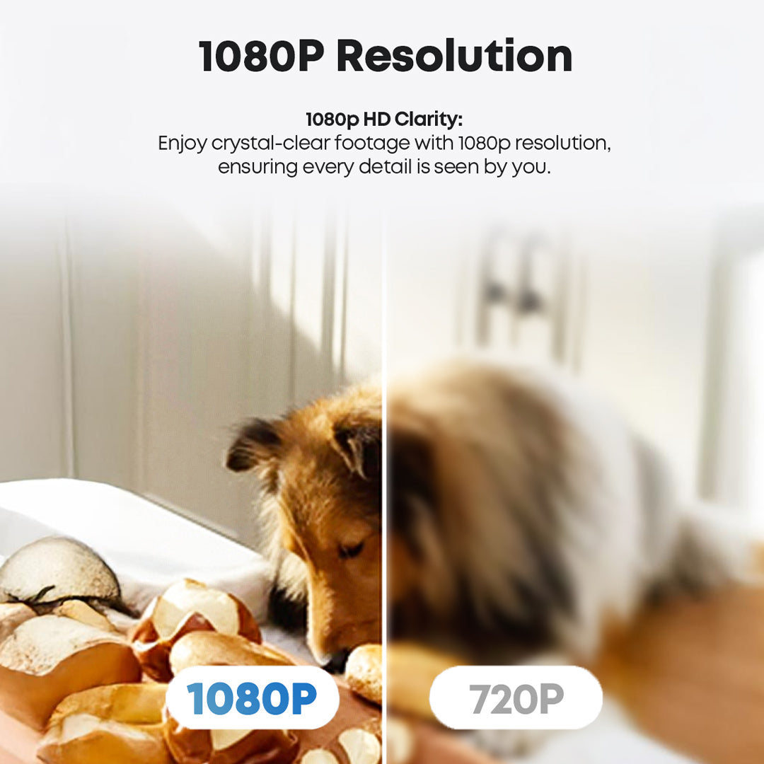 Eufy Security Indoor Camera C210 1080P Resolution Security Camera with 360 PanTilt, Wireless CCTV Camera