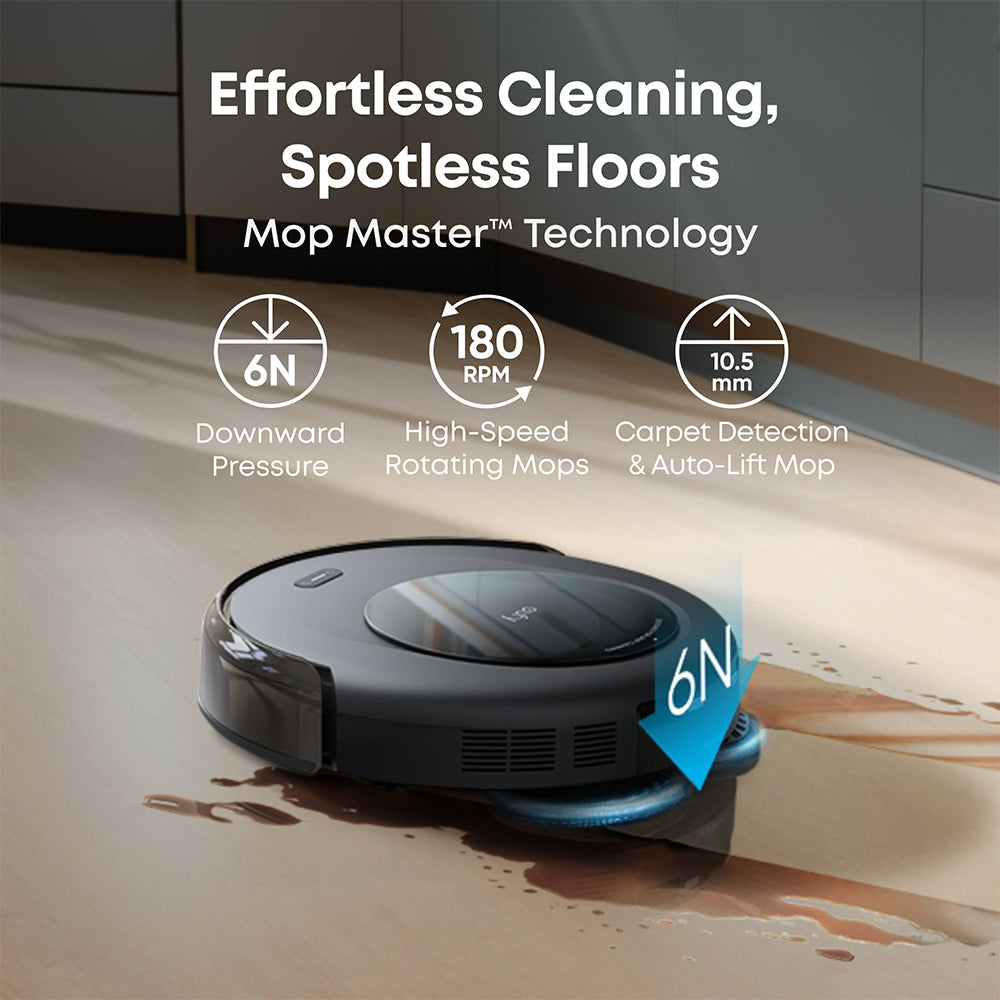 Eufy Robot Vacuum Omni C20 with All-in-One Station, 3.35-Inch Ultra-Slim Body, Mop Combo, Self Emptying, Auto Mop Washing and Auto Drying for Hands-Free Cleaning, 7000 Pa Powerful Suction - T2280