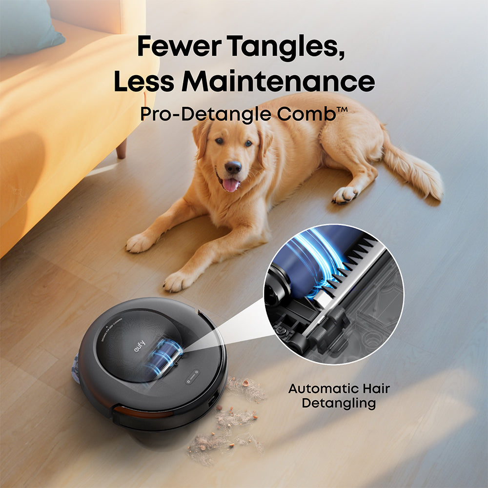 Eufy Robot Vacuum Omni C20 with All-in-One Station, 3.35-Inch Ultra-Slim Body, Mop Combo, Self Emptying, Auto Mop Washing and Auto Drying for Hands-Free Cleaning, 7000 Pa Powerful Suction - T2280