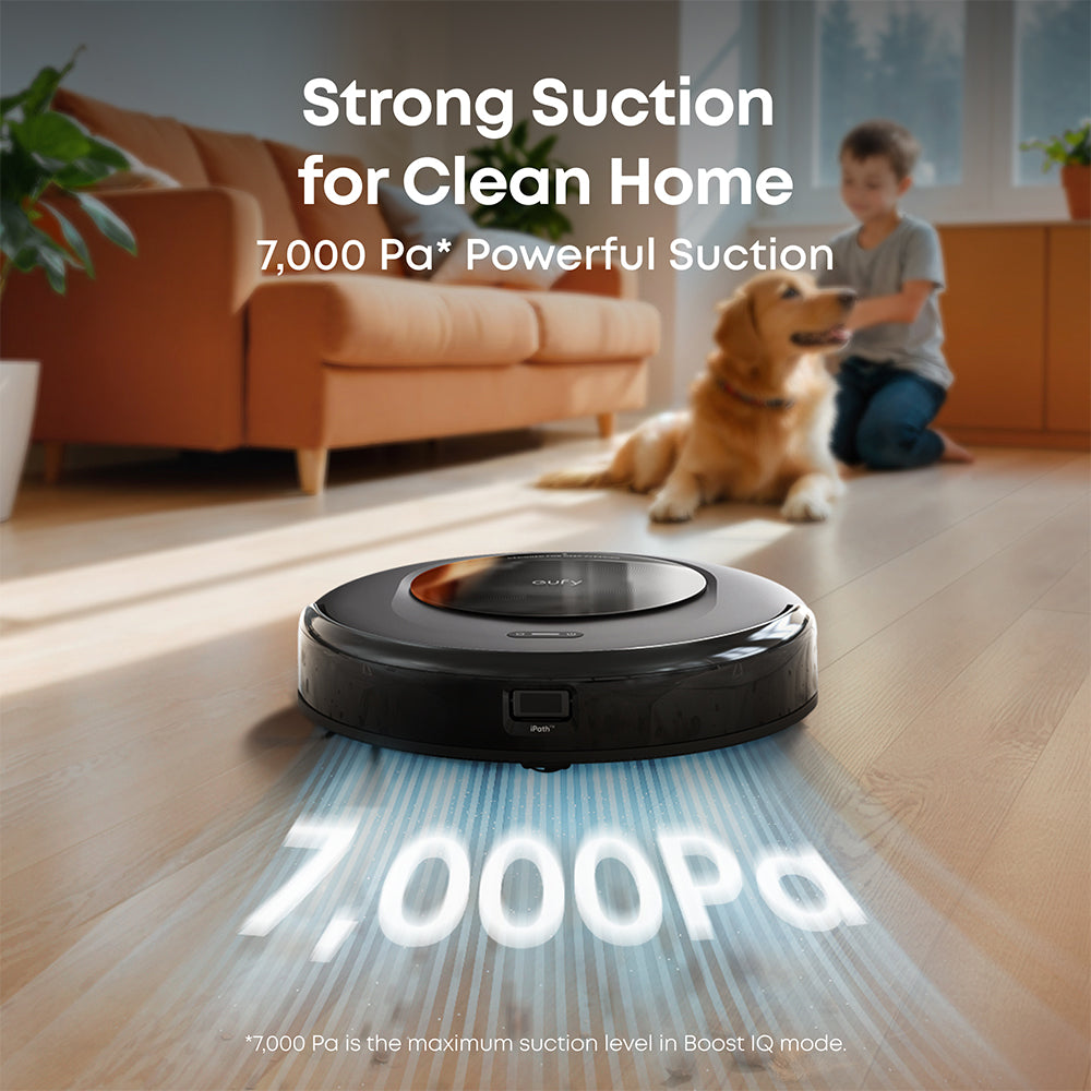 Eufy Robot Vacuum Omni C20 with All-in-One Station, 3.35-Inch Ultra-Slim Body, Mop Combo, Self Emptying, Auto Mop Washing and Auto Drying for Hands-Free Cleaning, 7000 Pa Powerful Suction - T2280