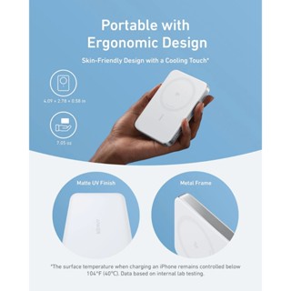 Anker MagGo Wireless Power Bank Magnetic Magsafe 15W Ultra slim, Qi2 Fast Charging Type C PD 10000 mAh
