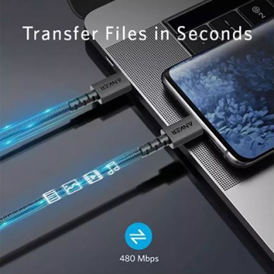 Anker PowerLine + Select USB-C To USB-C 2.0 60W 3ft/0.9m
