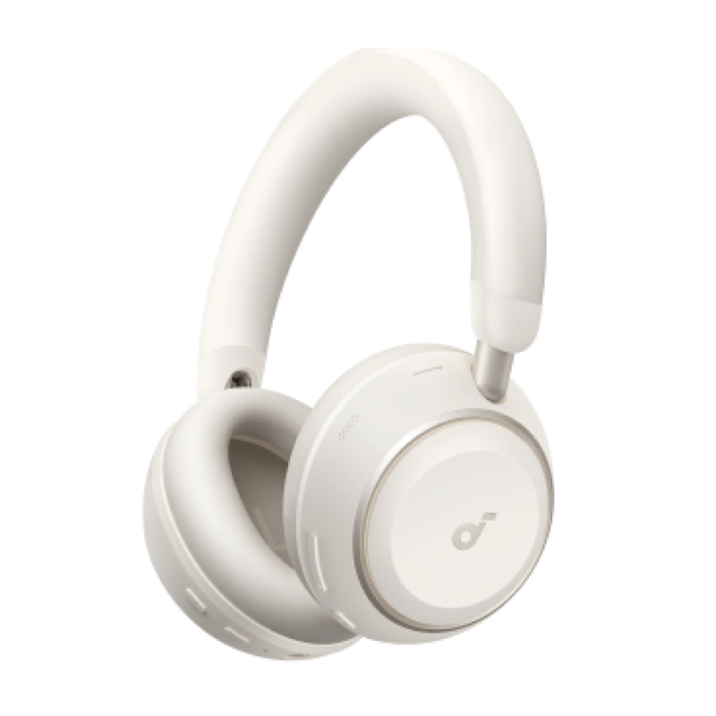 Soundcore Space 2 by Anker Active Noise Cancelling ANC Headphones Comfortable Fit 50H Playtime LDAC Hi-Res Wireless Audio Dual Connection Clear Calls Bluetooth 6.1 Nap Mode Wearing Detection - D1402