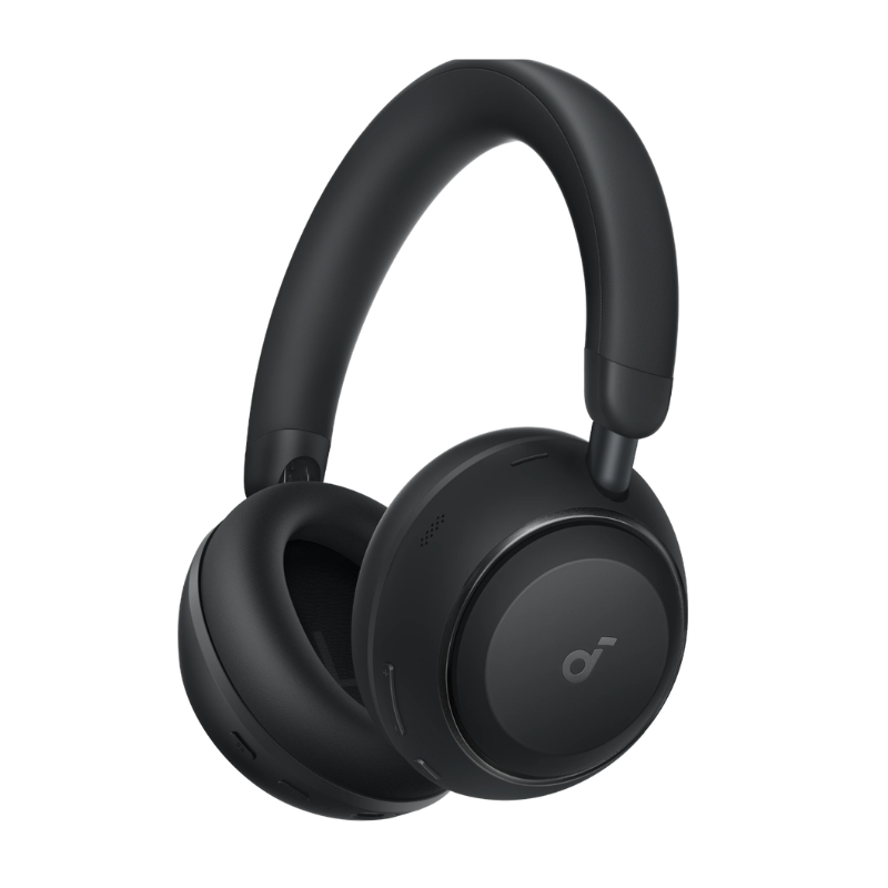 Soundcore Space 2 by Anker Active Noise Cancelling ANC Headphones Comfortable Fit 50H Playtime LDAC Hi-Res Wireless Audio Dual Connection Clear Calls Bluetooth 6.1 Nap Mode Wearing Detection - D1402