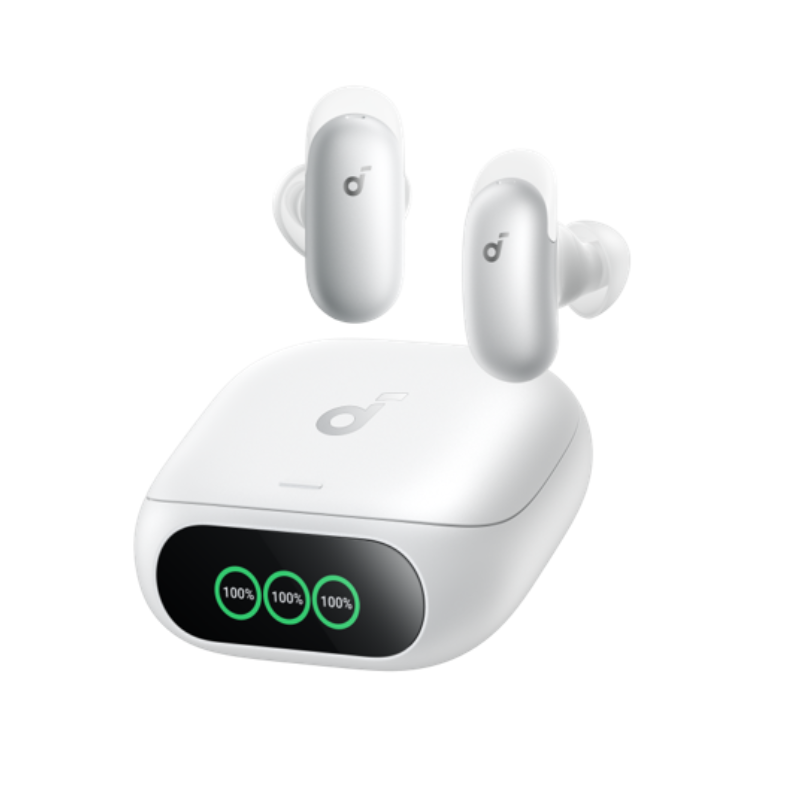 Soundcore Liberty 5 Pro Wireless Earbuds AI Note-Taker for in-Person Meetings Whisper-Clear Calls ANC Active Noise Cancelling 1.78" AMOLED Smart Case - D1203