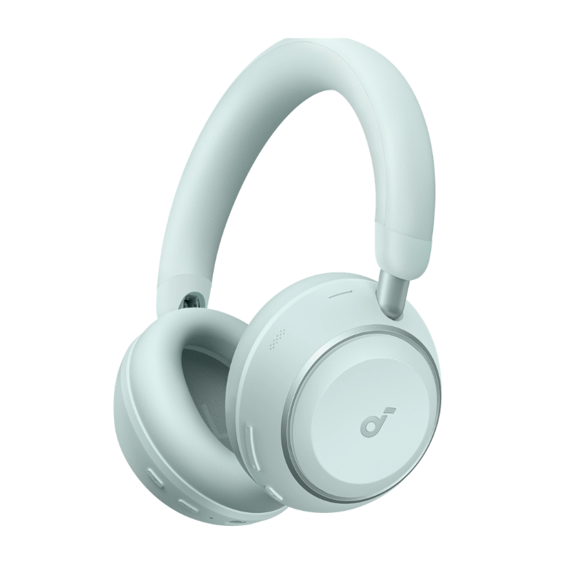 Soundcore Space 2 by Anker Active Noise Cancelling ANC Headphones Comfortable Fit 50H Playtime LDAC Hi-Res Wireless Audio Dual Connection Clear Calls Bluetooth 6.1 Nap Mode Wearing Detection - D1402