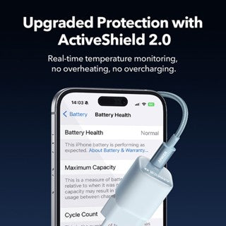 Anker Zolo GaN 30W Adaptor Kepala Charger iPhone 15 Samsung Type C PD Ice-Cooled Fast Charging