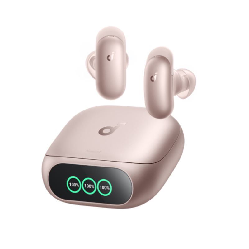 Soundcore Liberty 5 Pro Wireless Earbuds AI Note-Taker for in-Person Meetings Whisper-Clear Calls ANC Active Noise Cancelling 1.78" AMOLED Smart Case - D1203