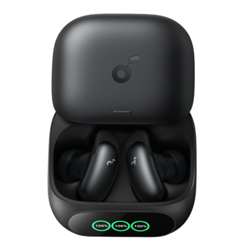 Soundcore Liberty 5 Pro Wireless Earbuds AI Note-Taker for in-Person Meetings Whisper-Clear Calls ANC Active Noise Cancelling 1.78" AMOLED Smart Case - D1203