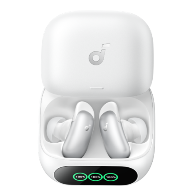 Soundcore Liberty 5 Pro Wireless Earbuds AI Note-Taker for in-Person Meetings Whisper-Clear Calls ANC Active Noise Cancelling 1.78" AMOLED Smart Case - D1203