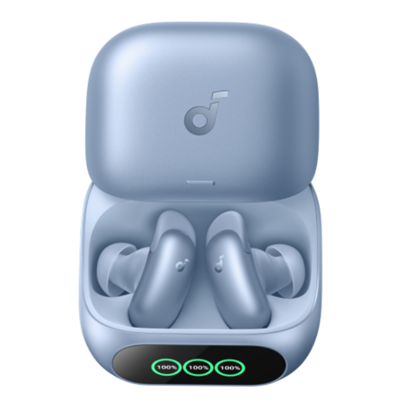 Soundcore Liberty 5 Pro Wireless Earbuds AI Note-Taker for in-Person Meetings Whisper-Clear Calls ANC Active Noise Cancelling 1.78" AMOLED Smart Case - D1203