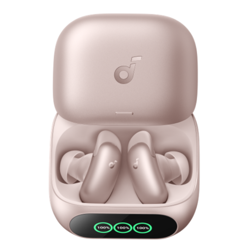 Soundcore Liberty 5 Pro Wireless Earbuds AI Note-Taker for in-Person Meetings Whisper-Clear Calls ANC Active Noise Cancelling 1.78" AMOLED Smart Case - D1203
