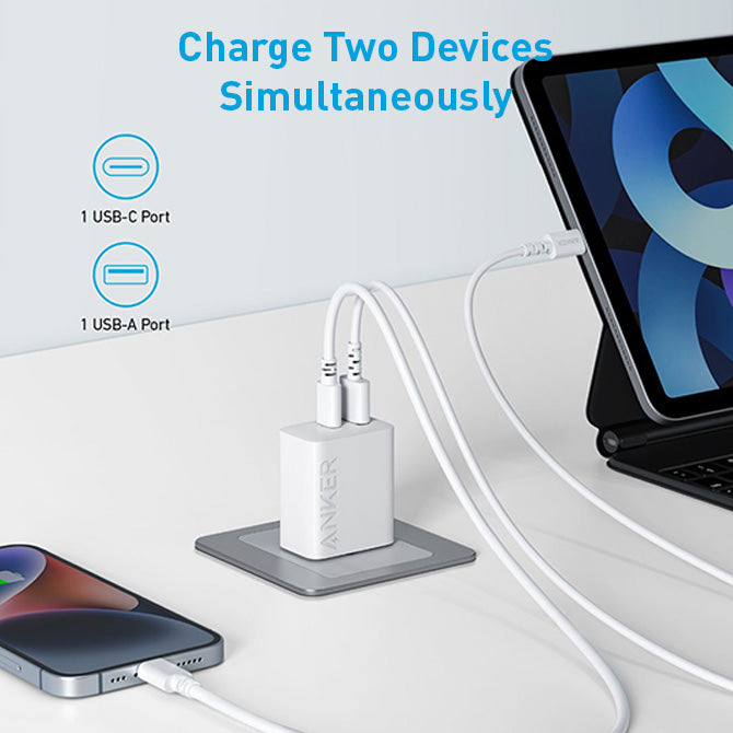 Wall Charger PowerPort 20W 2 Port