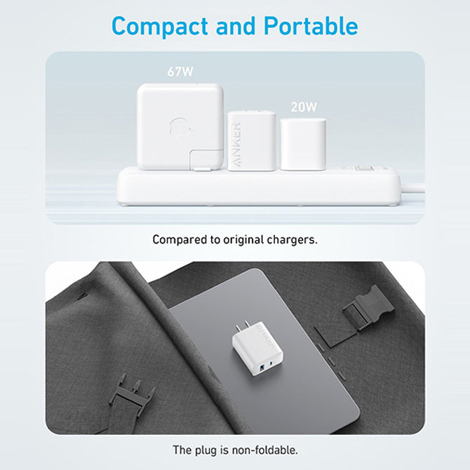 Wall Charger PowerPort 20W 2 Port