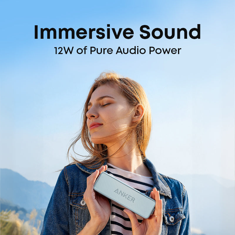 Anker Soundcore 2 Portable Bluetooth Speaker with Stereo Sound - A3105