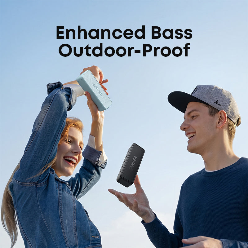 Anker Soundcore 2 Portable Bluetooth Speaker with Stereo Sound - A3105