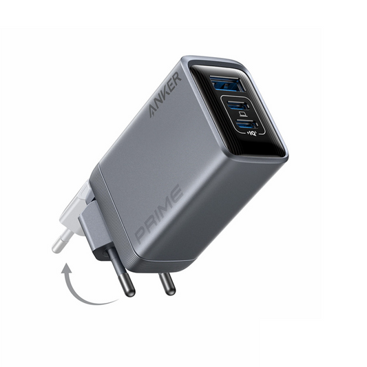 Anker GaN Prime Charger 100W with USB-C Charger 3 Port GaN Wall Charger Fast Charging