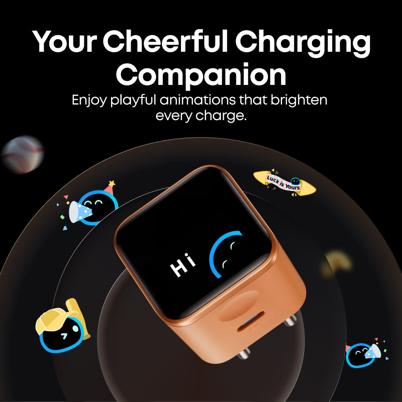 Anker Nano 45W Adapter Gan Fast Charging Charger USB-C Port Digital Display for iPhone 15 16 17 Series iPad Samsung - A121D
