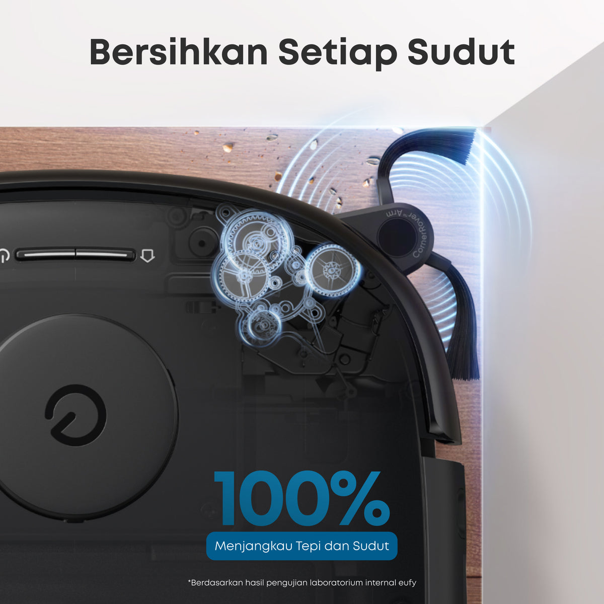 Eufy E28 Omni Robot Vacuum 20,000 Pa Suction Roller Mop with HydroJet System Portable Carpet for Deep Cleaning All-in-One Mop Combo Zero-Tangling Corner-to-Edge Cleaning - T2352