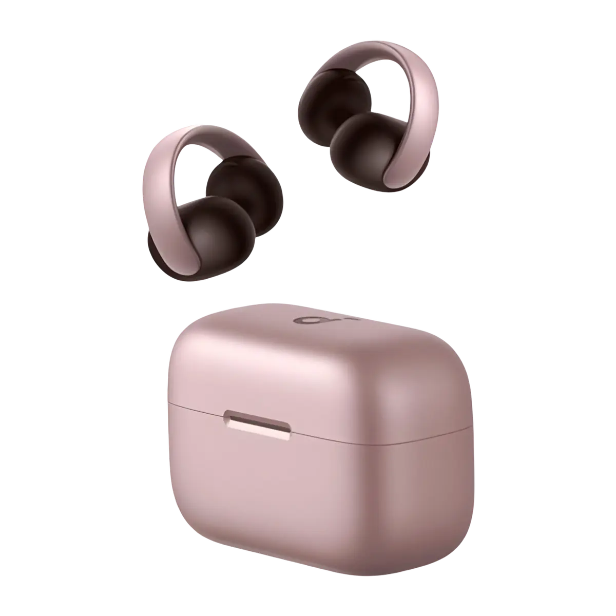 Soundcore AeroClip by Anker, Open-Ear Earbuds, Clip-On Headphones, Adaptive Comfort, Clear Calls with 4 Mics and AI, Stable Fit, 12mm Drivers for Powerful Bass, Hi-Res, Open-Ring Design - A3388