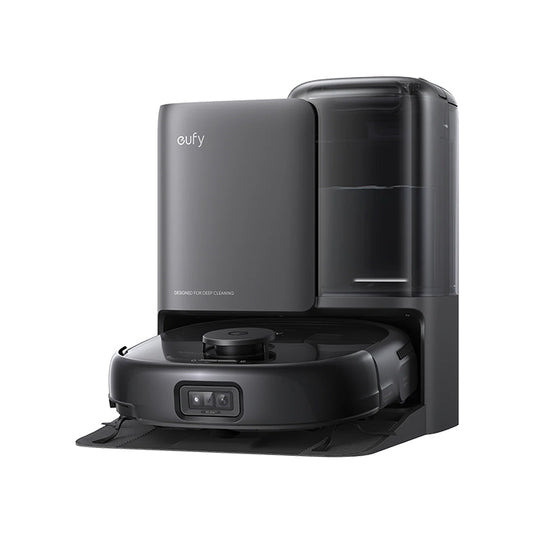Eufy E25 Omni Robot Vacuum and Mop Combo, HydroJet System, 20,000Pa Turbo Suction, Zero-Tangle Design, Edge-to-Corner Deep Cleaning, Obstacle Avoidance, Auto-Empty & Self-Cleaning All-in-One Station - T2353