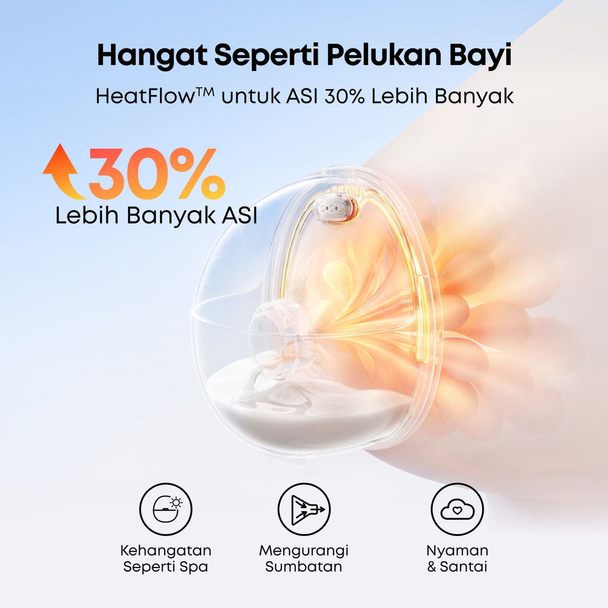 eufy E20 by Anker Pompa ASI Pintar Elektrik Handsfree dengan Terapi Hangat HeatFlow - T6060