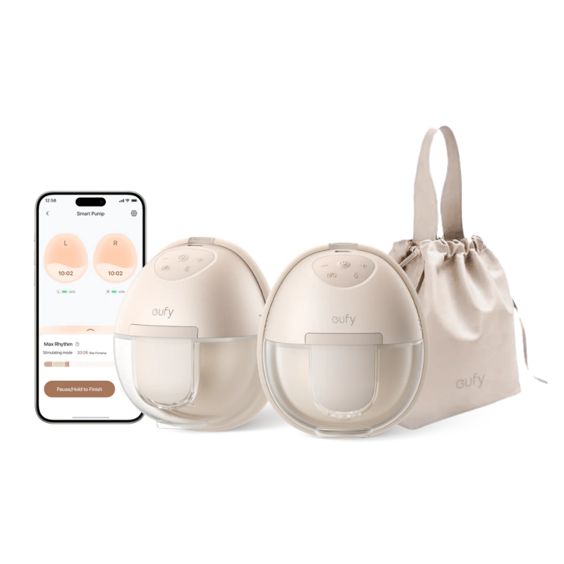 eufy S1 by Anker Pompa ASI Pintar Elektrik Handsfree dengan Terapi Hangat HeatFlow - T8D02