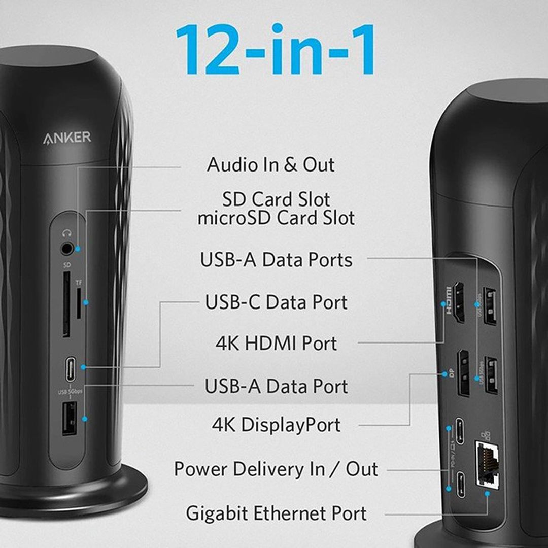 PowerExpand 12-in-1 USB-C PD Media Dock