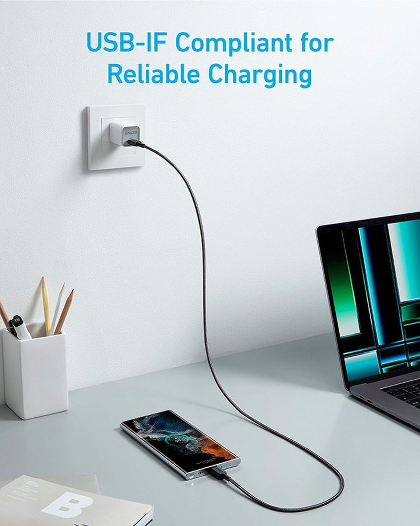 Anker 322 PowerLine USB-C to USB-C Kabel 10ft/3m
