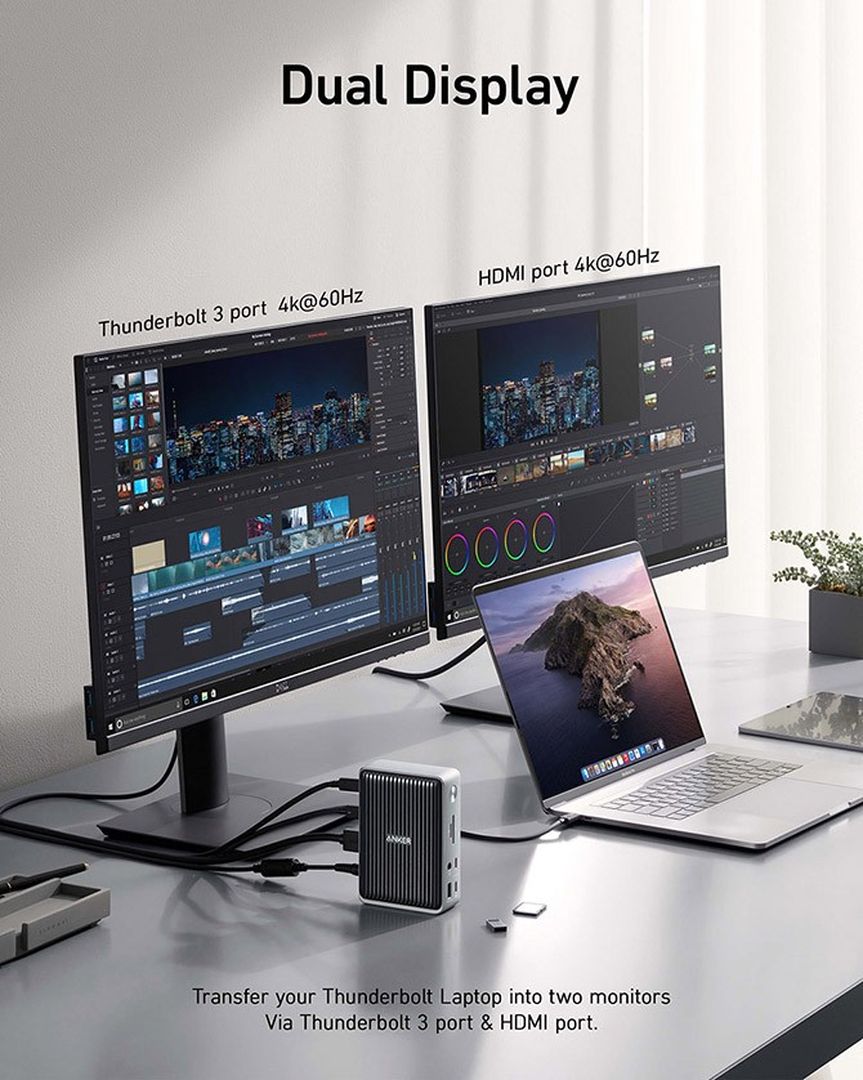 Anker 577 Thunderbolt Docking Station (13-in-1, Thunderbolt 3)