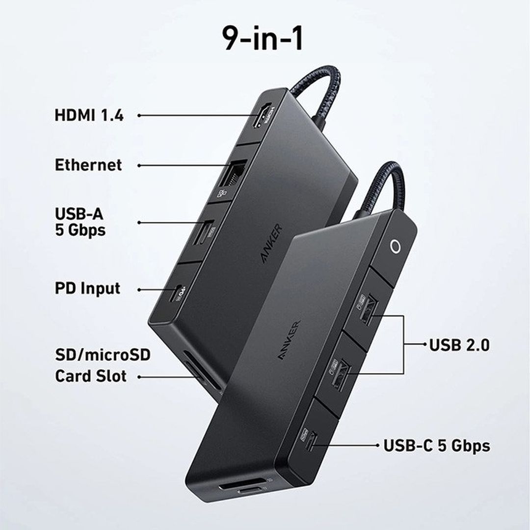 Anker 552 USB-C Hub (9-in-1, 4K HDMI)
